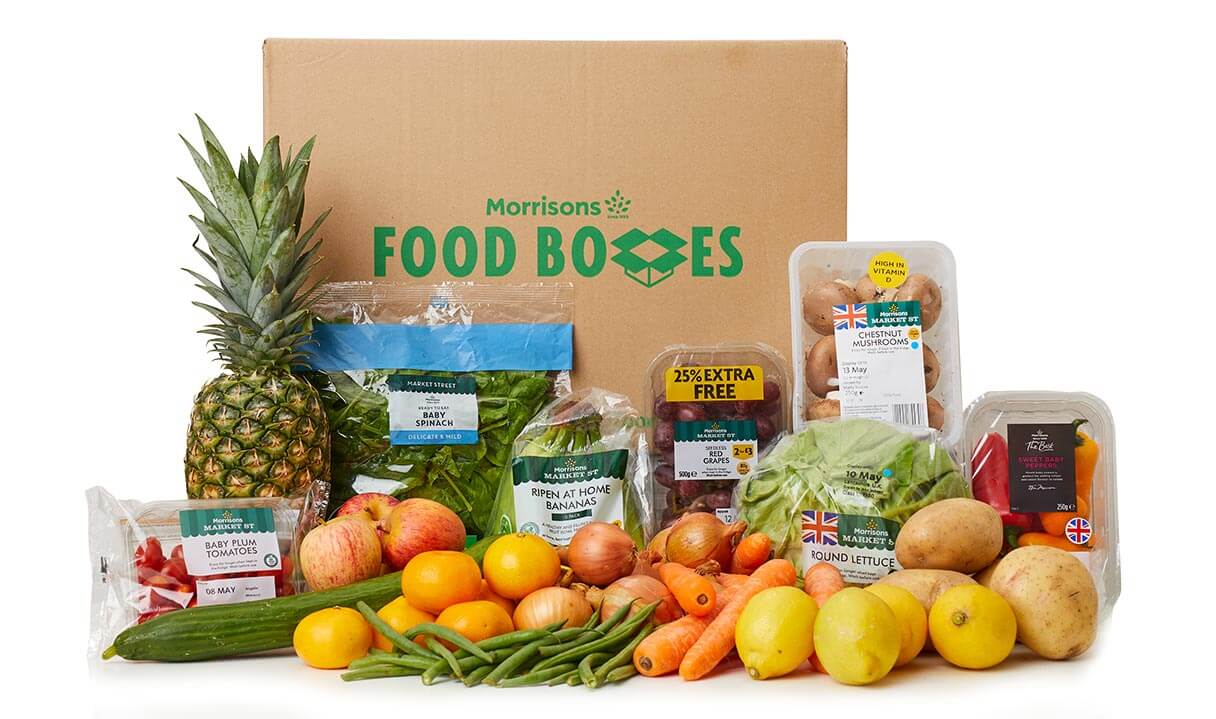 Morrisons launches extra large fruit and veg box