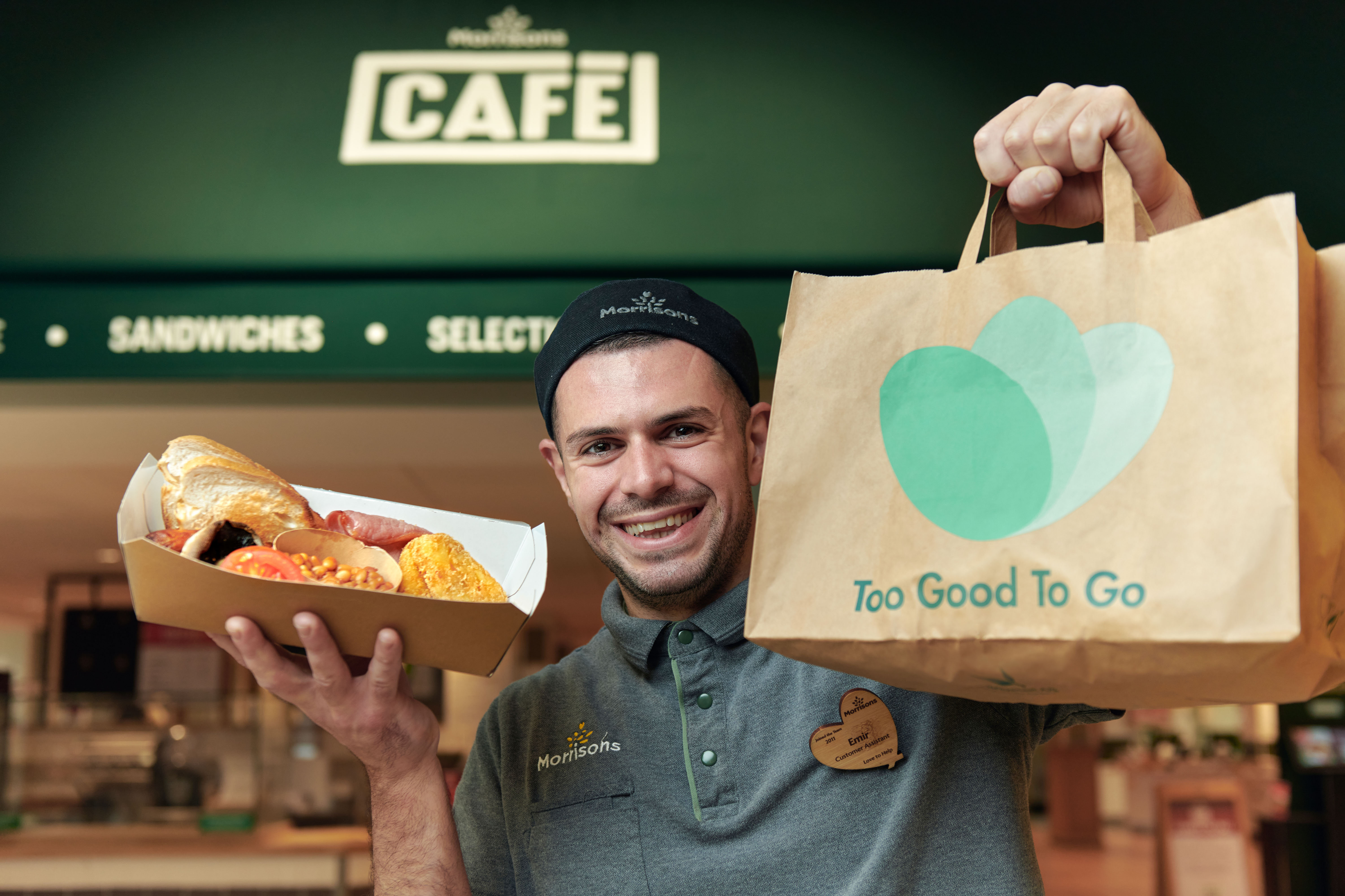 Morrisons launches magic bags of unsold food from cafés to prevent food  waste