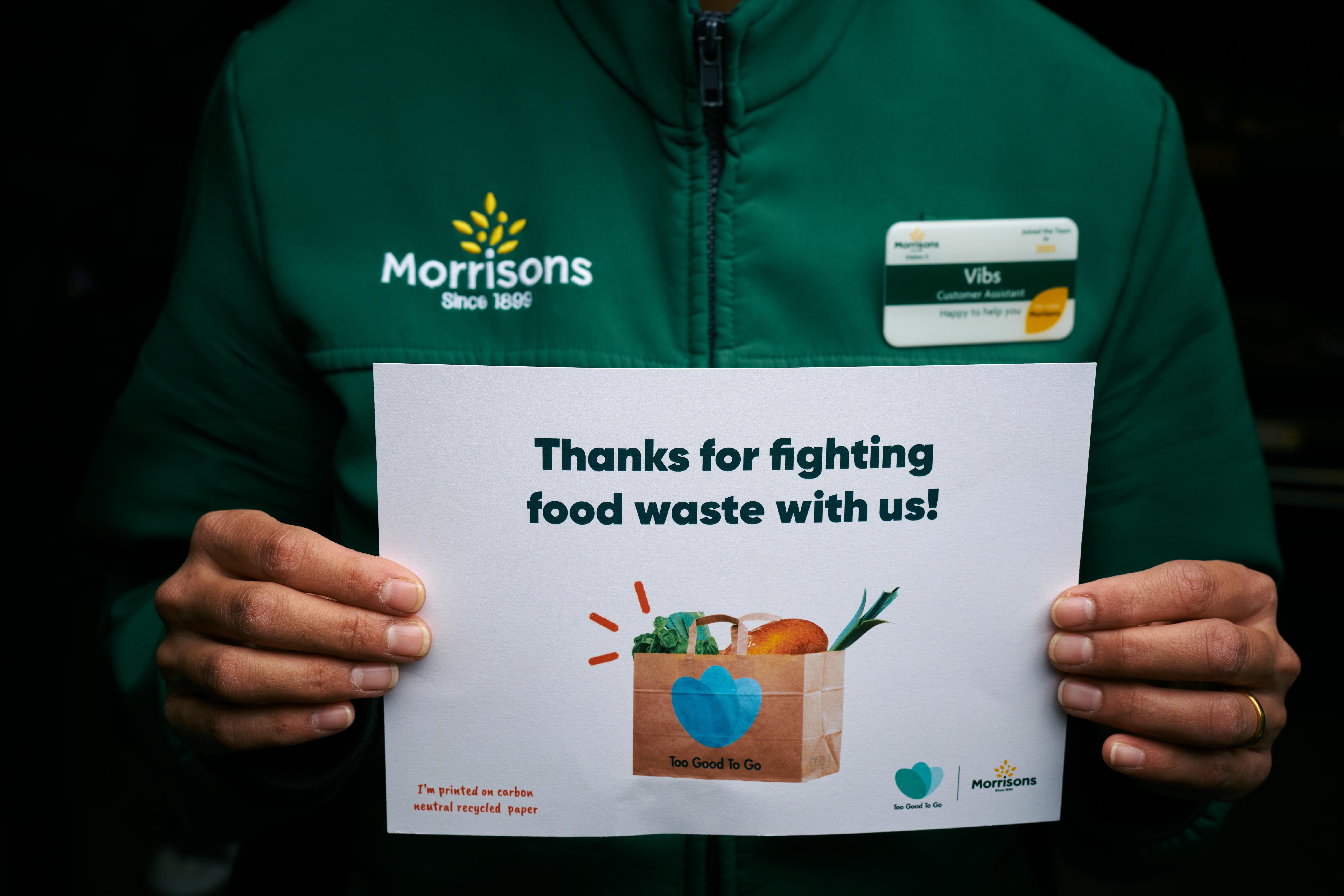 Morrisons and Too Good To Go save 100,000 meals from going to waste