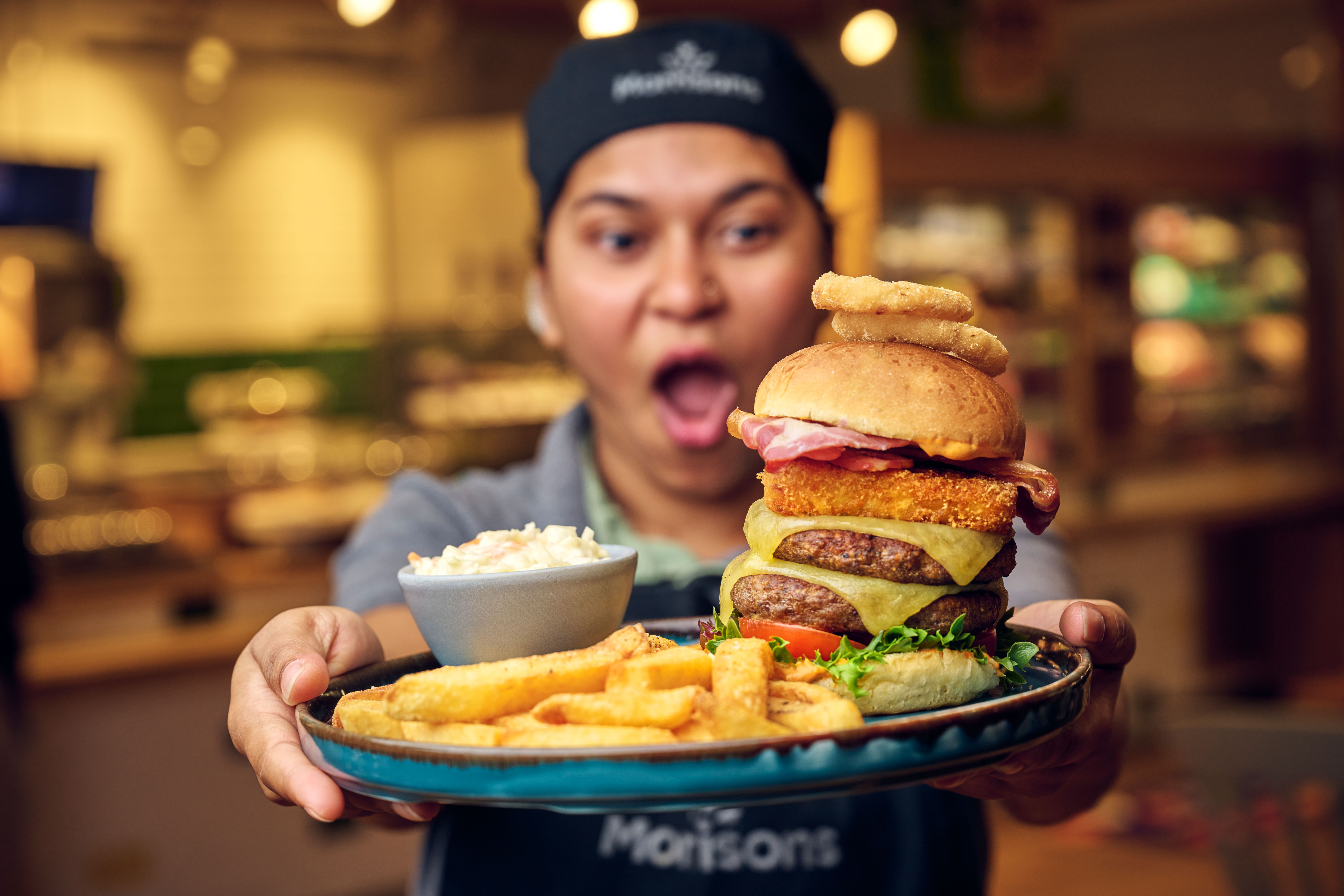 Daddy of all burgers: Morrisons launches giant burger in cafés for Father's week