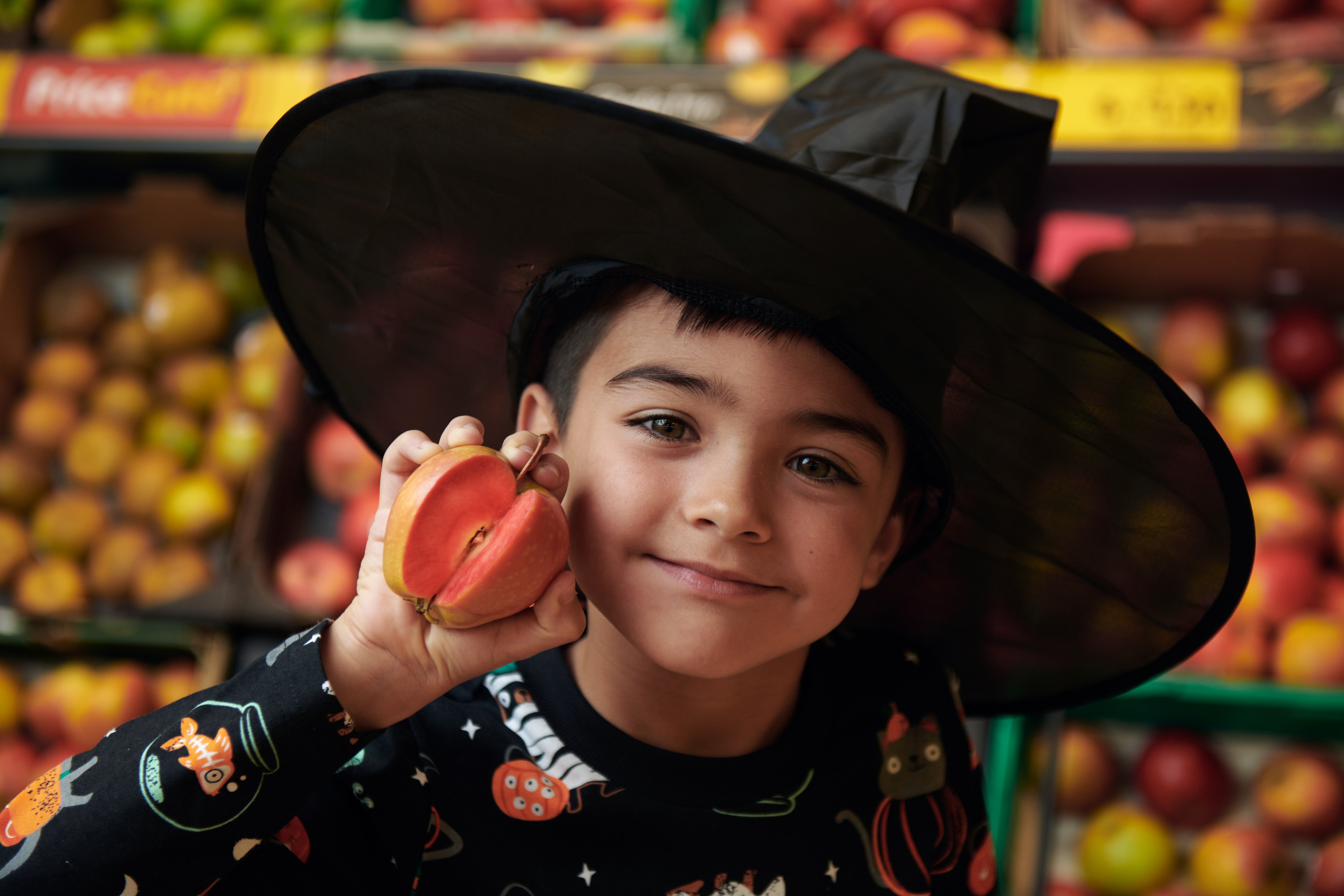 Bite this: Morrisons launches freaky red flesh apples and nightmare-inducing cheese for Halloween