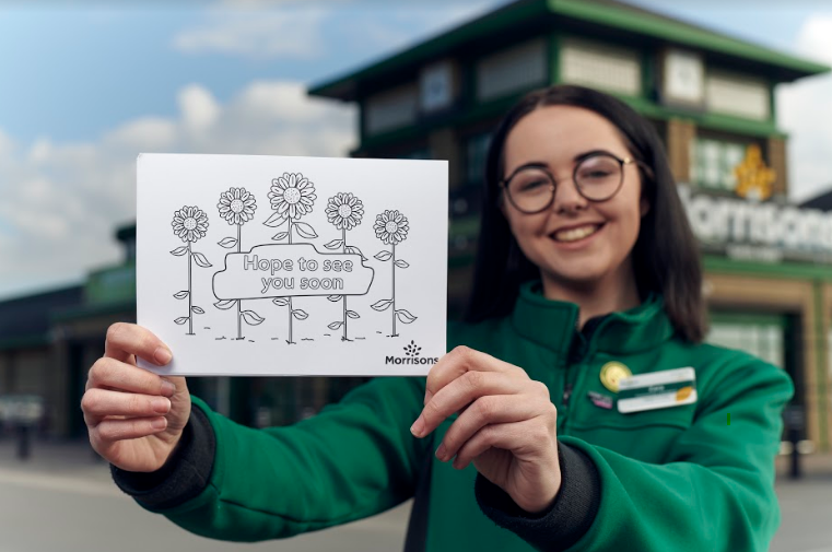 Messages of Hope! Morrisons to give away half a million free postcards to help spread positivity and combat loneliness as lockdown eases