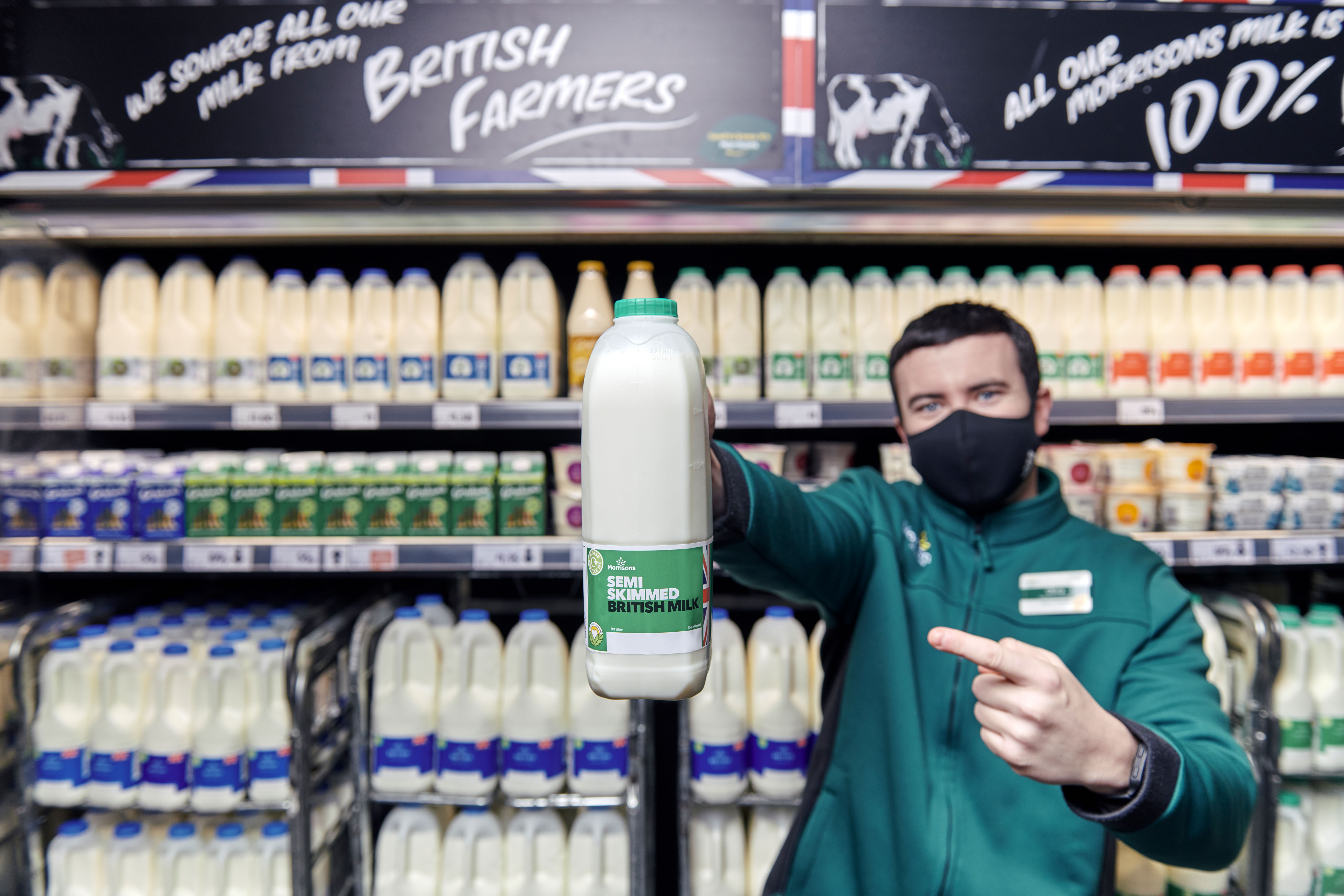 Morrisons scrapping 'use by' dates from milk to help customers reduce waste