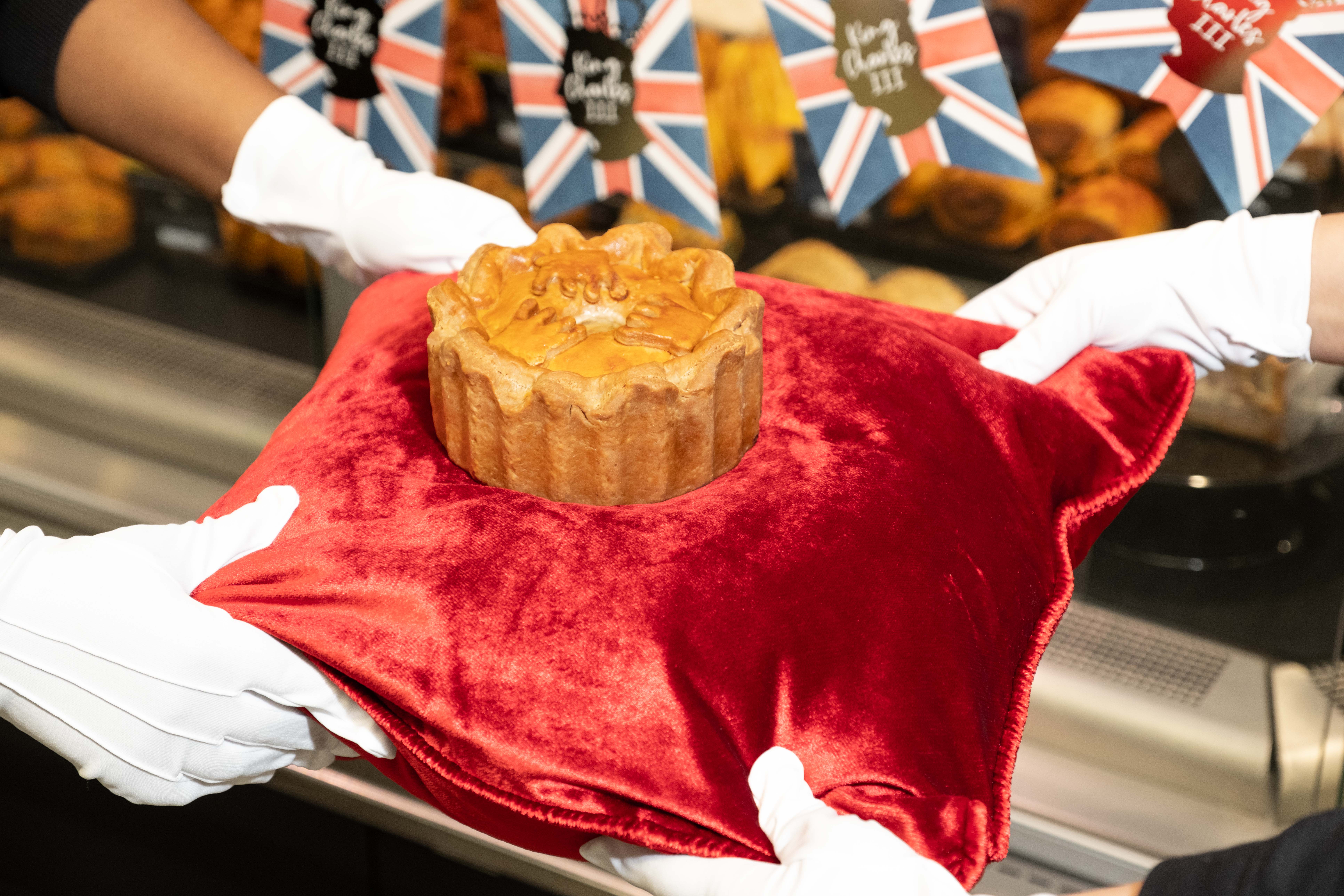 Fit for a King: Morrisons launches crown-shaped pork pie for Coronation