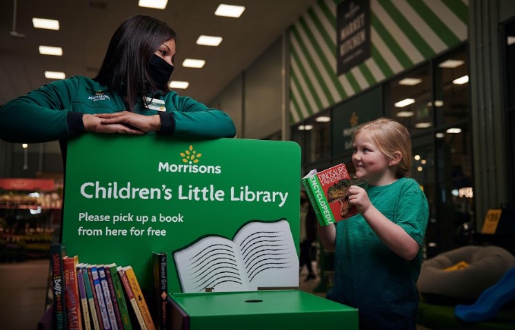 Morrisons launches 'Little Library' book exchange to promote literacy amongst disadvantaged children