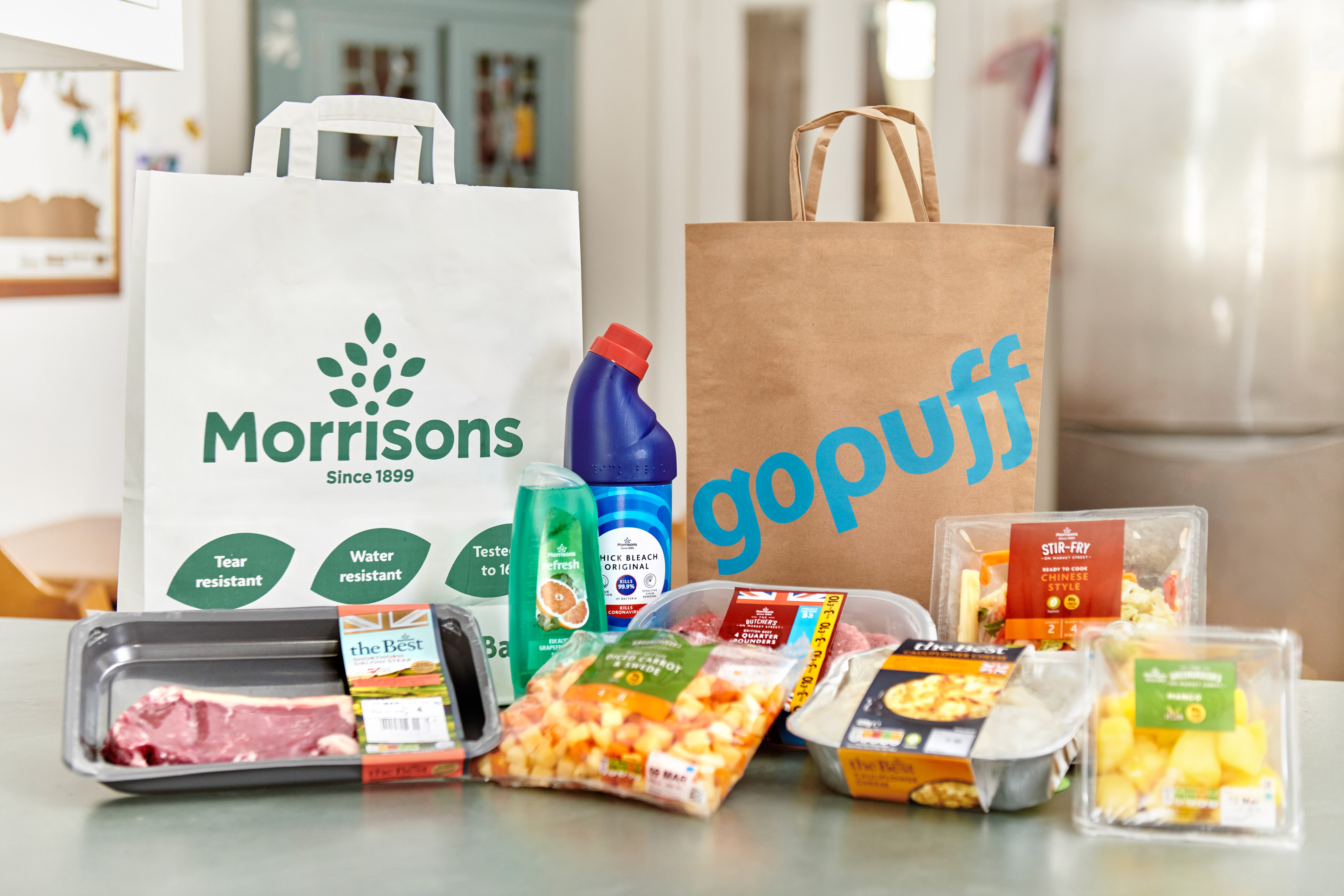 Gopuff and Morrisons tie-up