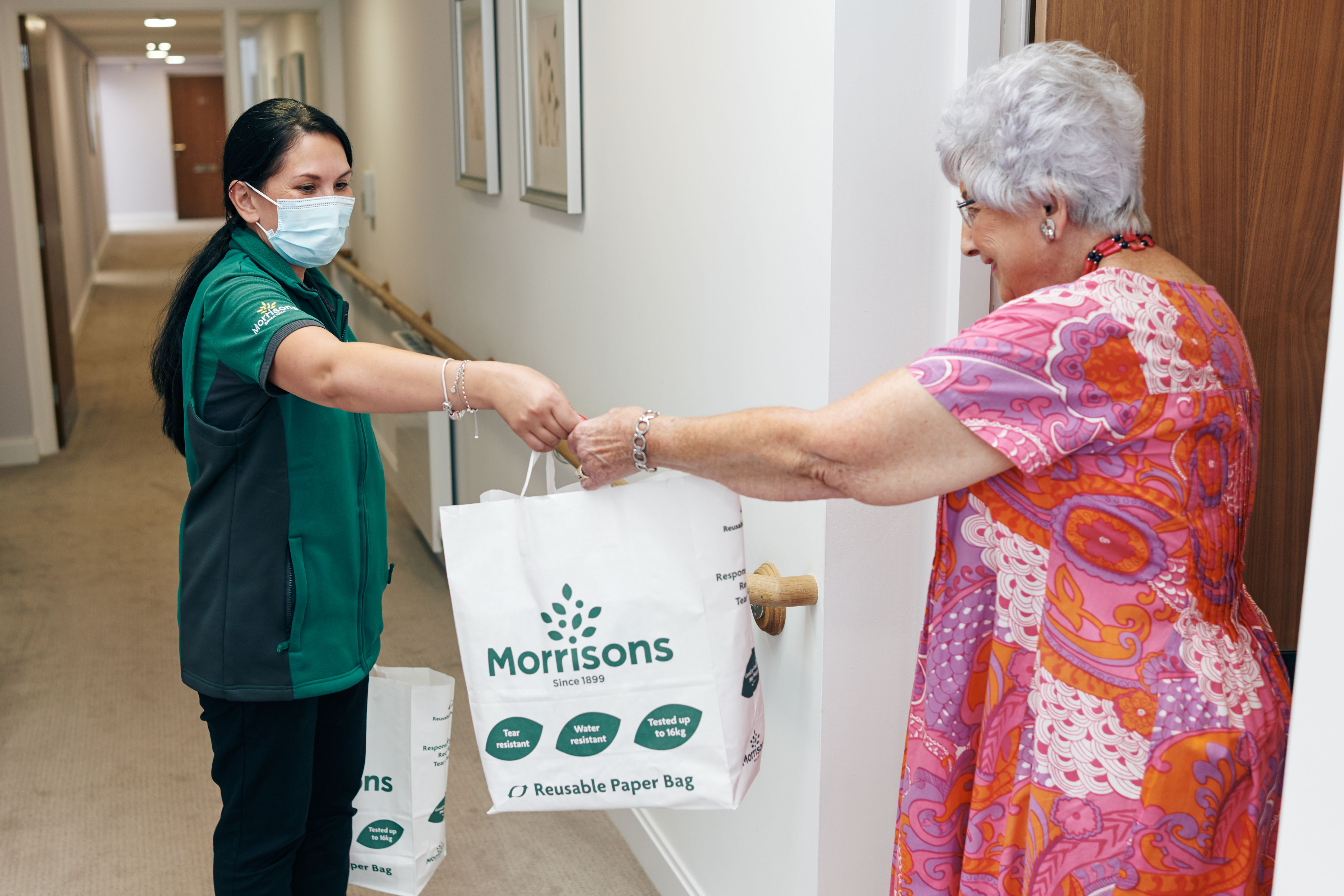 Morrisons provides doorstep deliveries to McCarthy & Stone's nationwide retirement communities