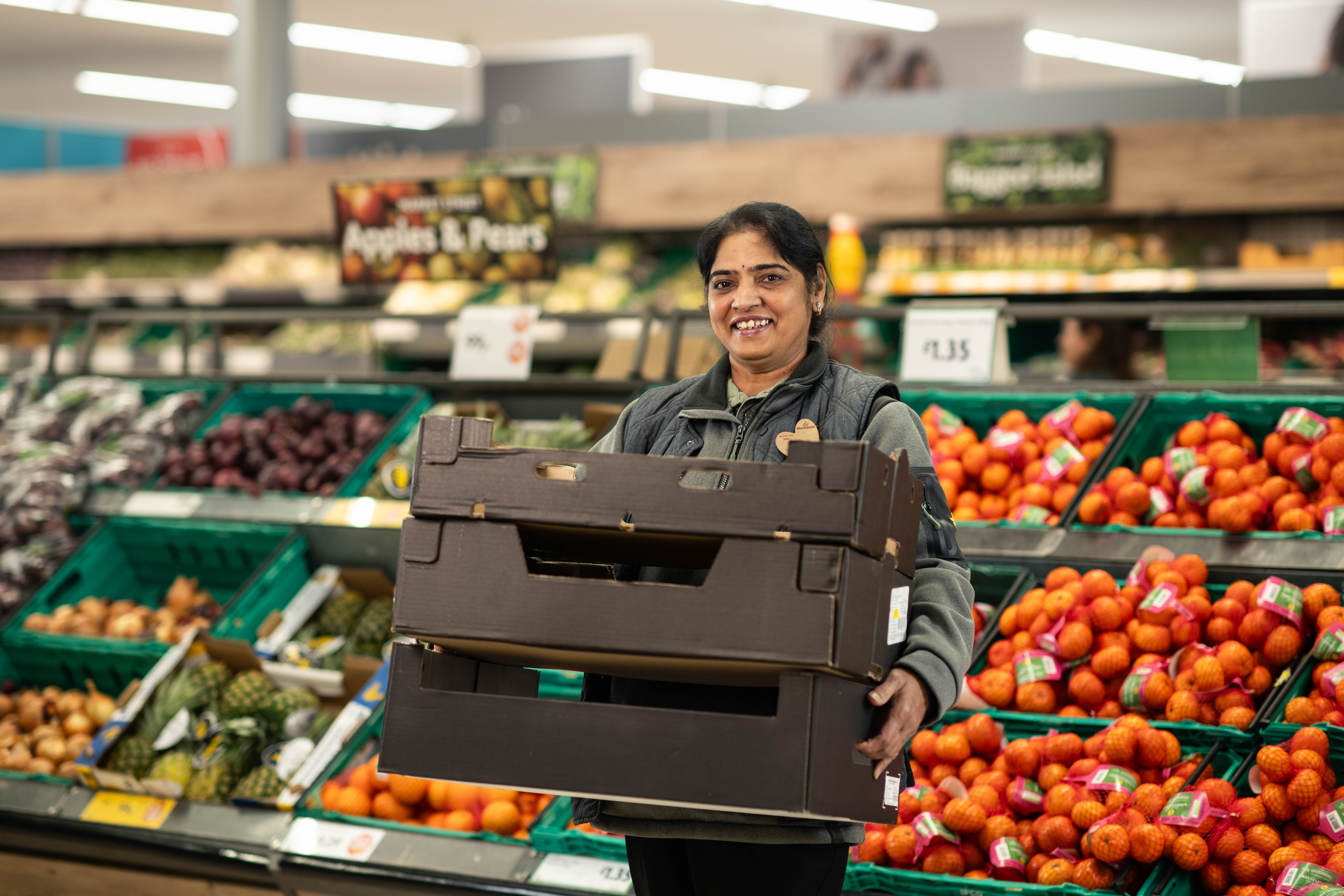 Top of the box: Morrisons brings back free cardboard boxes for customers at all stores