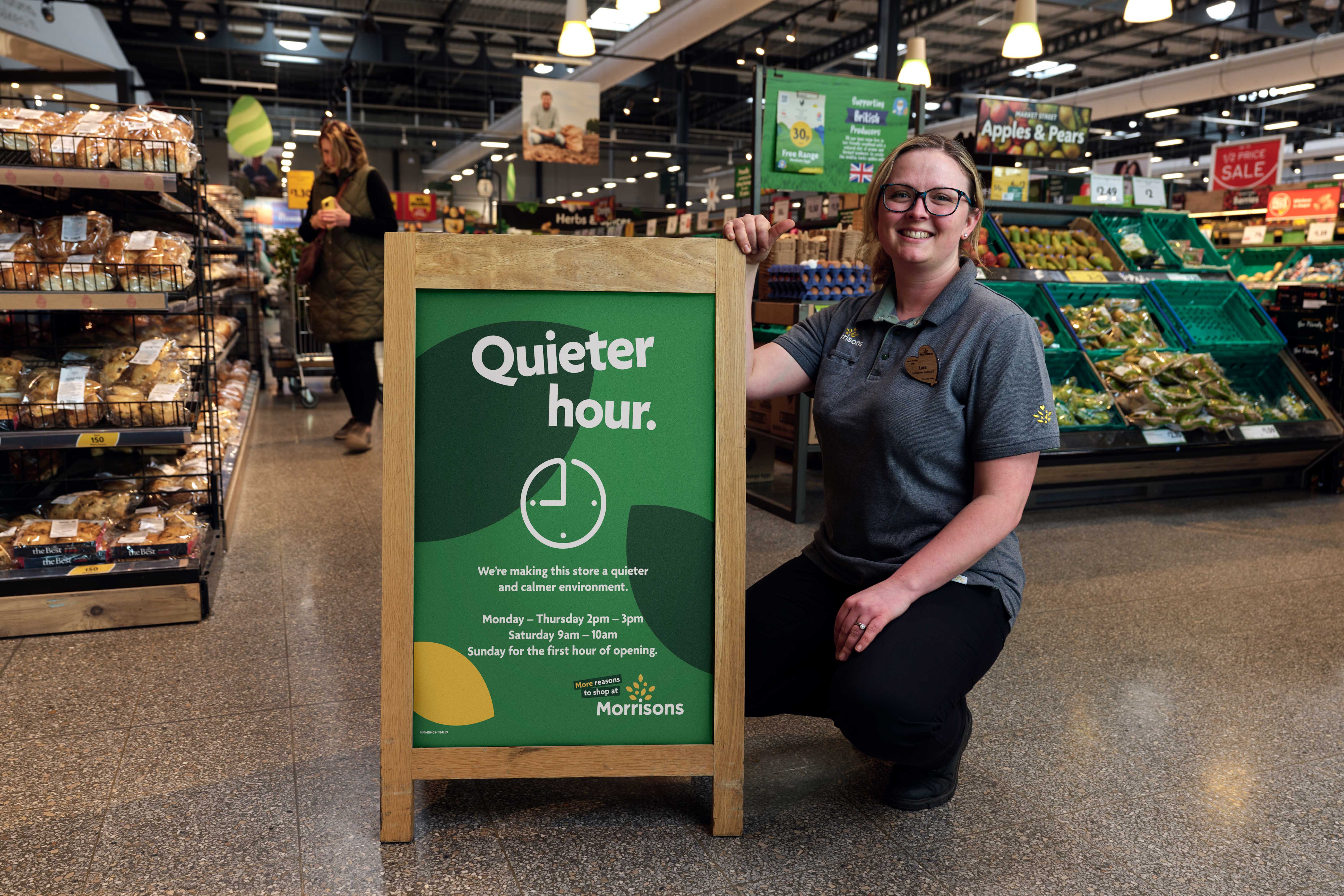 Morrisons introduces new afternoon quiet hour to help shoppers