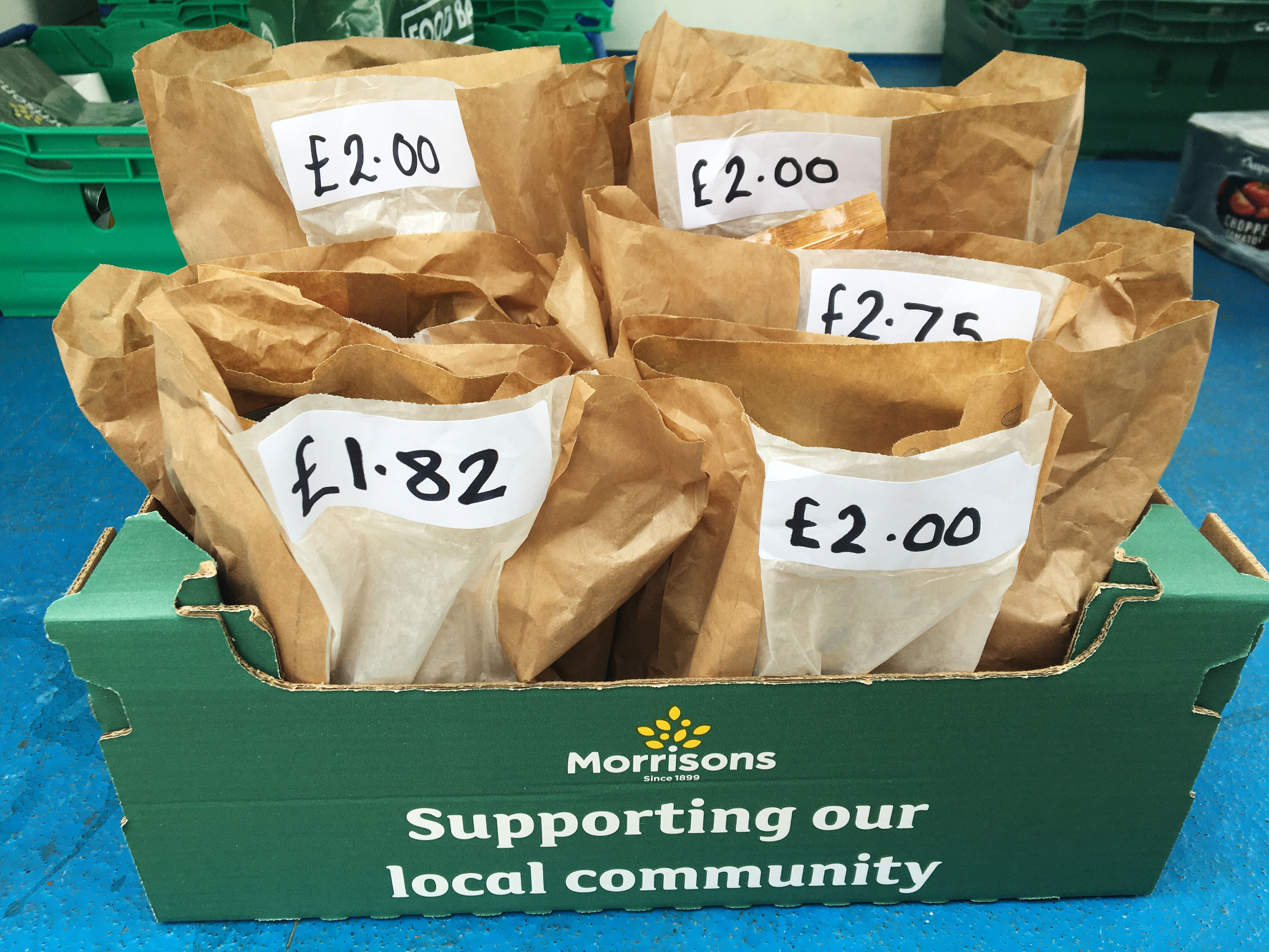 Morrisons introduces food parcels for customers to purchase for those in need